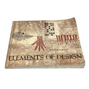 Elements of Design Donald Anderson 1961 Paperback Art Coffee Table Book